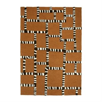 By Boo Vloerkleed StripeScape - caramel
