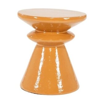By Boo Bijzettafel Circolo - terracotta - Ø40 cm