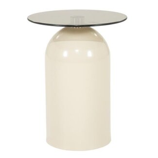 By Boo Bijzettafel Irona - beige - Ø 39,5 cm