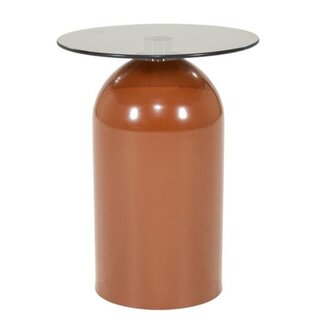 By Boo Bijzettafel Irona - caramel - Ø 39,5 cm