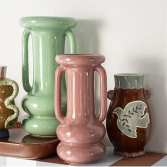 By Boo Vaas Oorah klein - roze