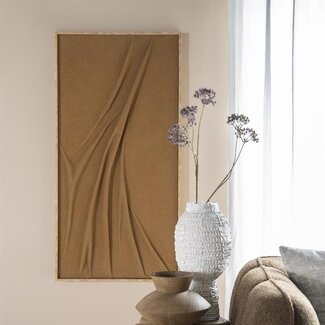 By Boo Wandornament Veck 70x140 cm - caramel
