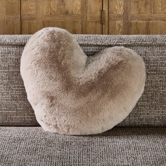 Riviera Maison Heather Alba Heart Faux Fur kussen