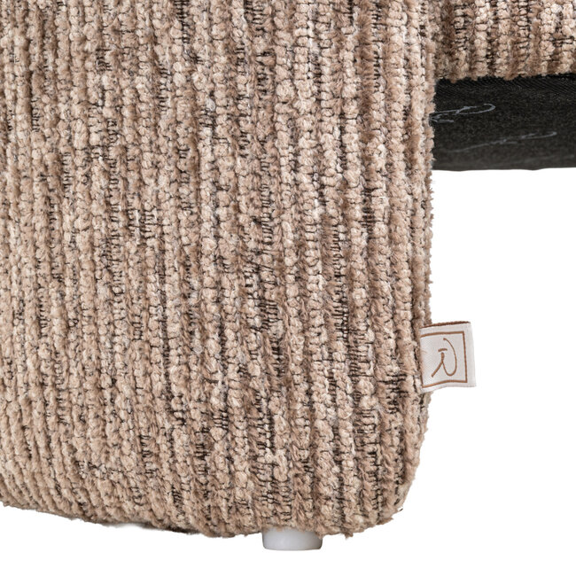 Richmond Interiors  Poef & Voetenbank Cupid Mocca met opbergruimte