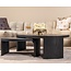 Richmond Interiors  Salontafel Navarino set van 2 Dark coffee