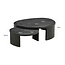 Richmond Interiors  Salontafel Navarino set van 2 Dark coffee