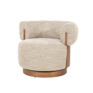 Eleonora Fauteuil Nila bruin - taupe Vanu