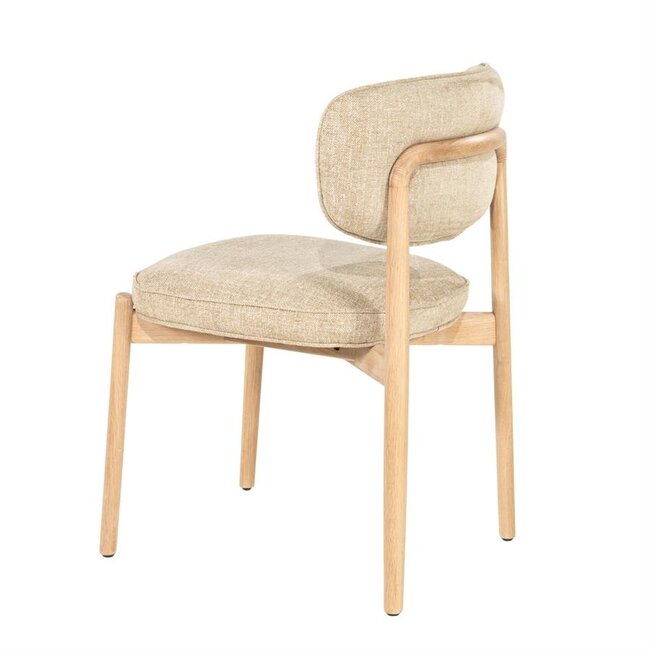 Eleonora Stoel Rune naturel - taupe Serene