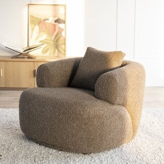 Eleonora Fauteuil Bruno - bruin Koda