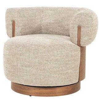 Eleonora Fauteuil Nila bruin - taupe Vanu