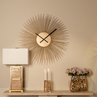 Richmond Interiors  Klok Chasin goud Ø 90