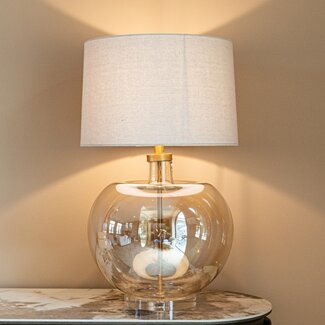 Richmond Interiors  Tafellamp Jazzy Amber inclusief lampenkap