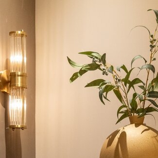 Richmond Interiors  Wandlamp Lyan Brushed Goud