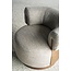 Eleonora Fauteuil Nila bruin - taupe Vanu