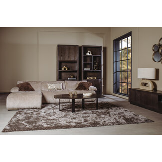 Tower Living Redford Chaise Longue zonder arm - Touch 04 taupe