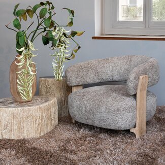 PTMD Fauteuil Mire taupe