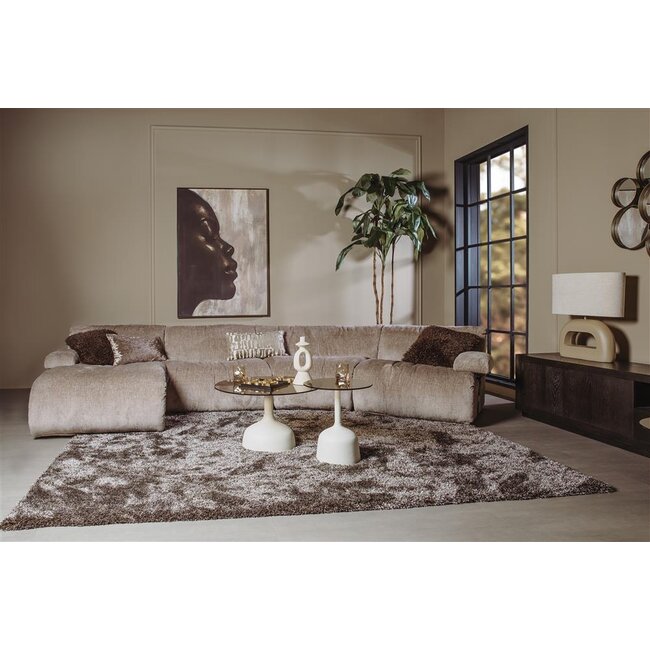 Tower Living Redford Chaise Longue zonder arm - Touch 04 taupe