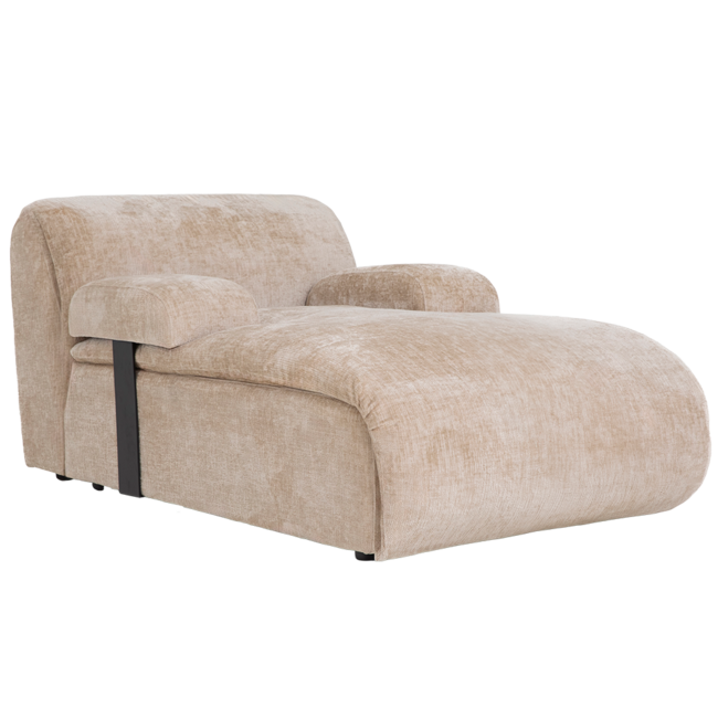 Tower Living Redford Chaise Longue zonder arm - Touch 102 beige