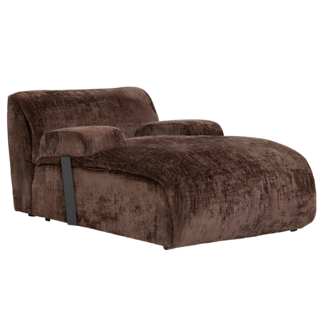 Tower Living Redford Chaise Longue zonder arm - Touch 106 brown