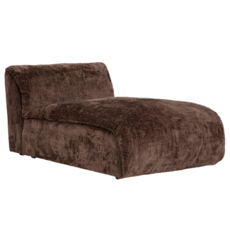 Tower Living Redford Chaise Longue zonder arm - Touch 106 bruin