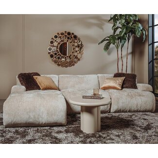 Tower Living Redford loungebank - 3 kleuren - loungegedeelte met 2 rechte elementen en 2 armleuningen