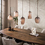 WoonStijl Hanglamp Altura 5-lichts Sienna bruin-frosted