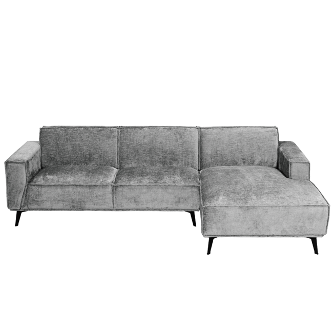 Tower Living Leeds 2 5-AL + Chaise R - Touch 27 Light grey