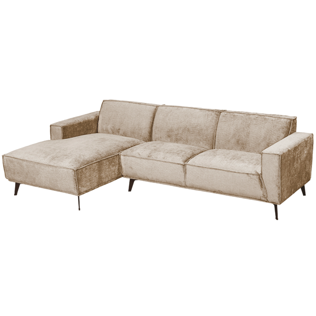 Tower Living Leeds 2 5-AR + Chaise L - Touch 102 Beige