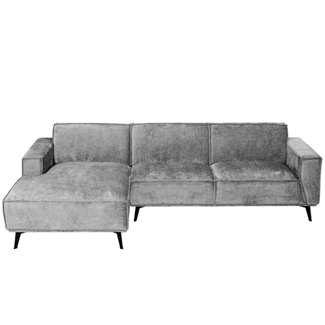 Tower Living Leeds 2 5-AR + Chaise L - Touch 27 Light grey