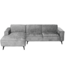 Tower Living Leeds 2 5-AR + Chaise L - Touch 27 Light grey