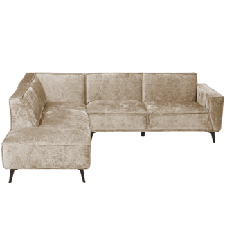 Tower Living Leeds 2 5-zits + Ottoman Links - Touch 102 Beige