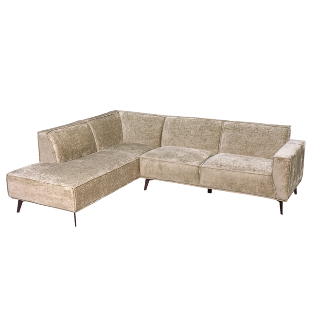 Tower Living Leeds 2 5-zits + Ottoman Links - Touch 102 Beige