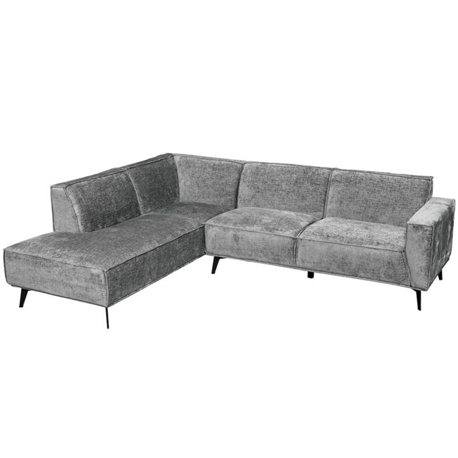 Tower Living Leeds 2 5-AR + Ottoman L - Touch 27 Light grey