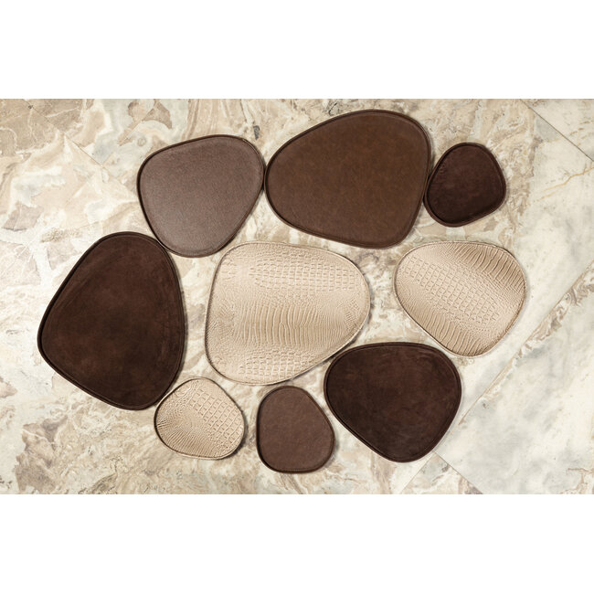 Countryfield Sarahkate Donkerbruin organisch placemat / dienblad S