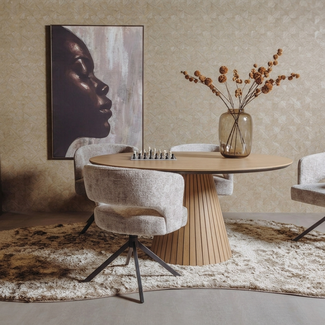 WoonMax Eettafel  Hank rond - diverse kleuren en afmetingen