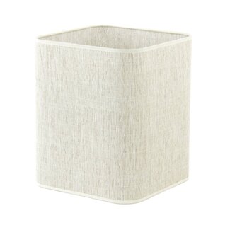 Light en Living Lampenkap vierkant rond hoog 30-30-35 cm BRESKA parel wit