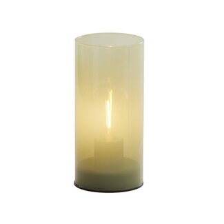Light en Living Tafellamp LED Ø7x15 cm VAZOLLA glas melk mint groen