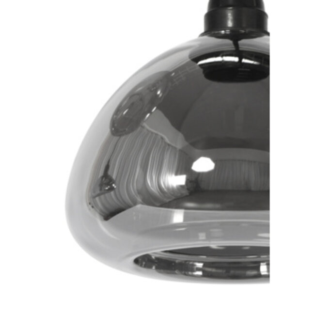 Light en Living Hanglamp Kai smoke glas 104x12,5 cm