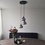 Light en Living Hanglamp Kai 3-lichts smoke glas Ø30x19 cm