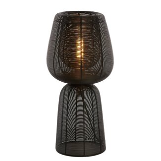 Light en Living Tafellamp Ø24x54 cm ABOSO mat zwart