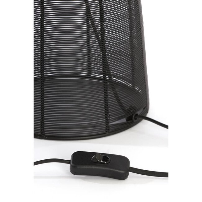 Light en Living Tafellamp Ø24x54 cm ABOSO mat zwart