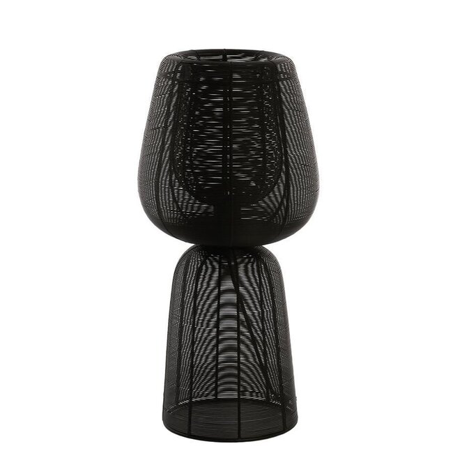 Light en Living Tafellamp Ø24x54 cm ABOSO mat zwart