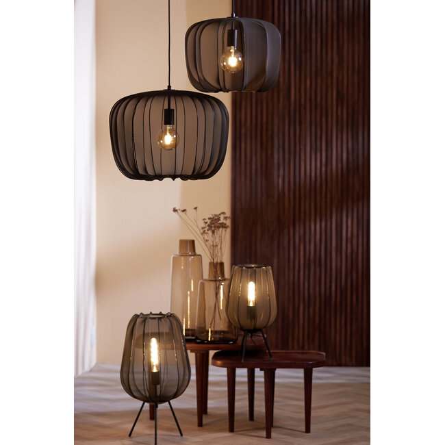 Light en Living Tafellamp Ø34x60 cm PLUMERIA zwart