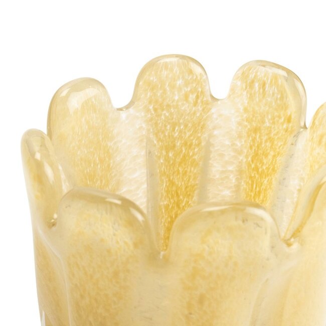 ISAA Waxinelichthouder Gramma 11x11 cm - beige