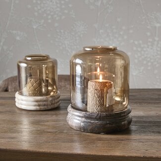 Riviera Maison Windlicht Carriona marmer