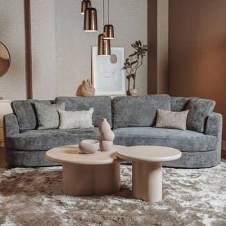 Tower Living Melzo Salontafel rond beige 90 cm