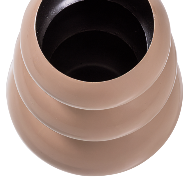 Woood Tera Vaas Metaal Hoogglans Lichtroze