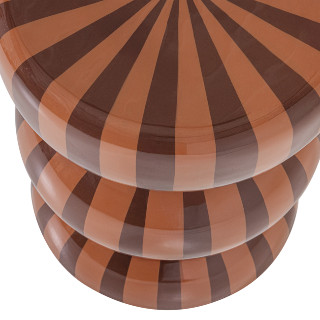 Woood Ravo Bijzettafel Metaal Roze/Bruin