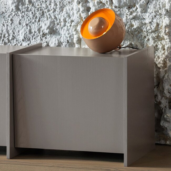 Woood Mero Tafellamp 20xo21 Cm Metaal Hoogglans Lichtroze