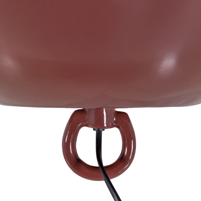 Woood Mero Tafellamp 25xo26 Cm Metaal Hoogglans Rood